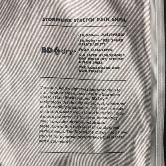 Black Diamond stretch rain shell - Picture 6 of 6